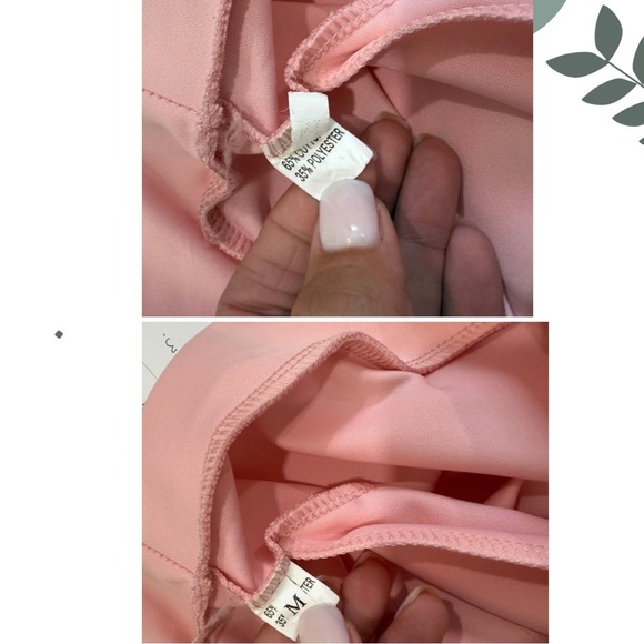 🛍️3/$40 Bubblegum Pink A-Line Skater Skirt High Waist Stretch Pull On Medium - Picture 3 of 3